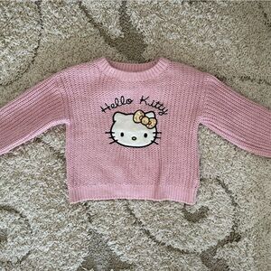 H&M Hello Kitty Light Pink Knit Sweater